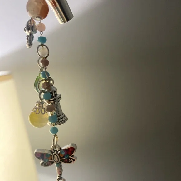 Colorful Handcrafted Charm Keychain with Tassel - Picture 5 of 5